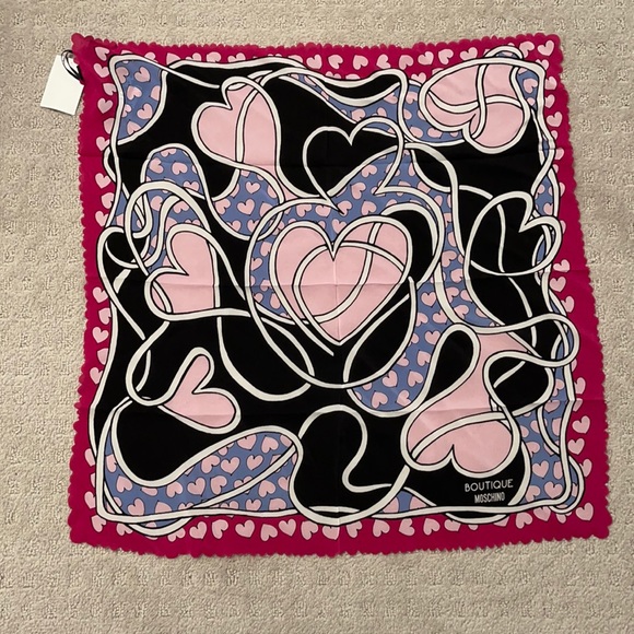 Brand New with tag Boutique Moschino Silk Scarve